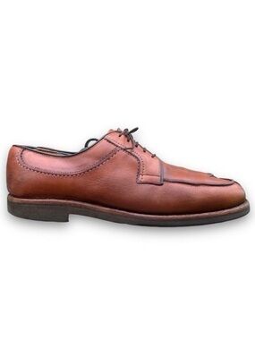 Allen Edmonds Handcrafted Brown Leather Shoes Business Casual Made in USA size 9